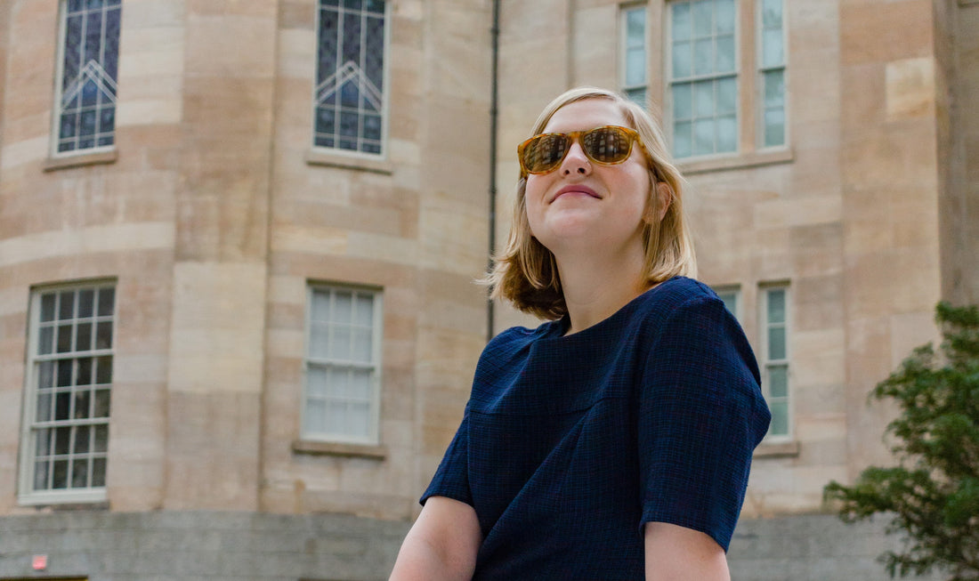 Two-Tone Navy Handwoven Cotton